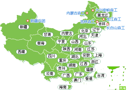 中国地图